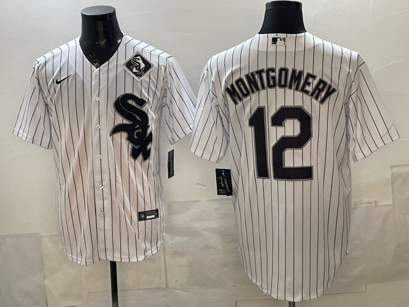 2026 Men Nike Chicago White Sox #12 Montgomery white MLB Jersey005->chicago white sox->MLB Jersey